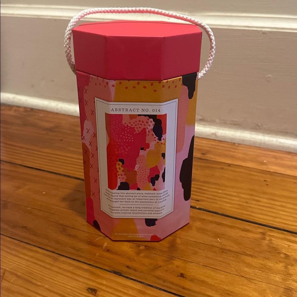 Hallmark Pink Hexagonal Abstract Puzzle Box - Picture 2 of 3